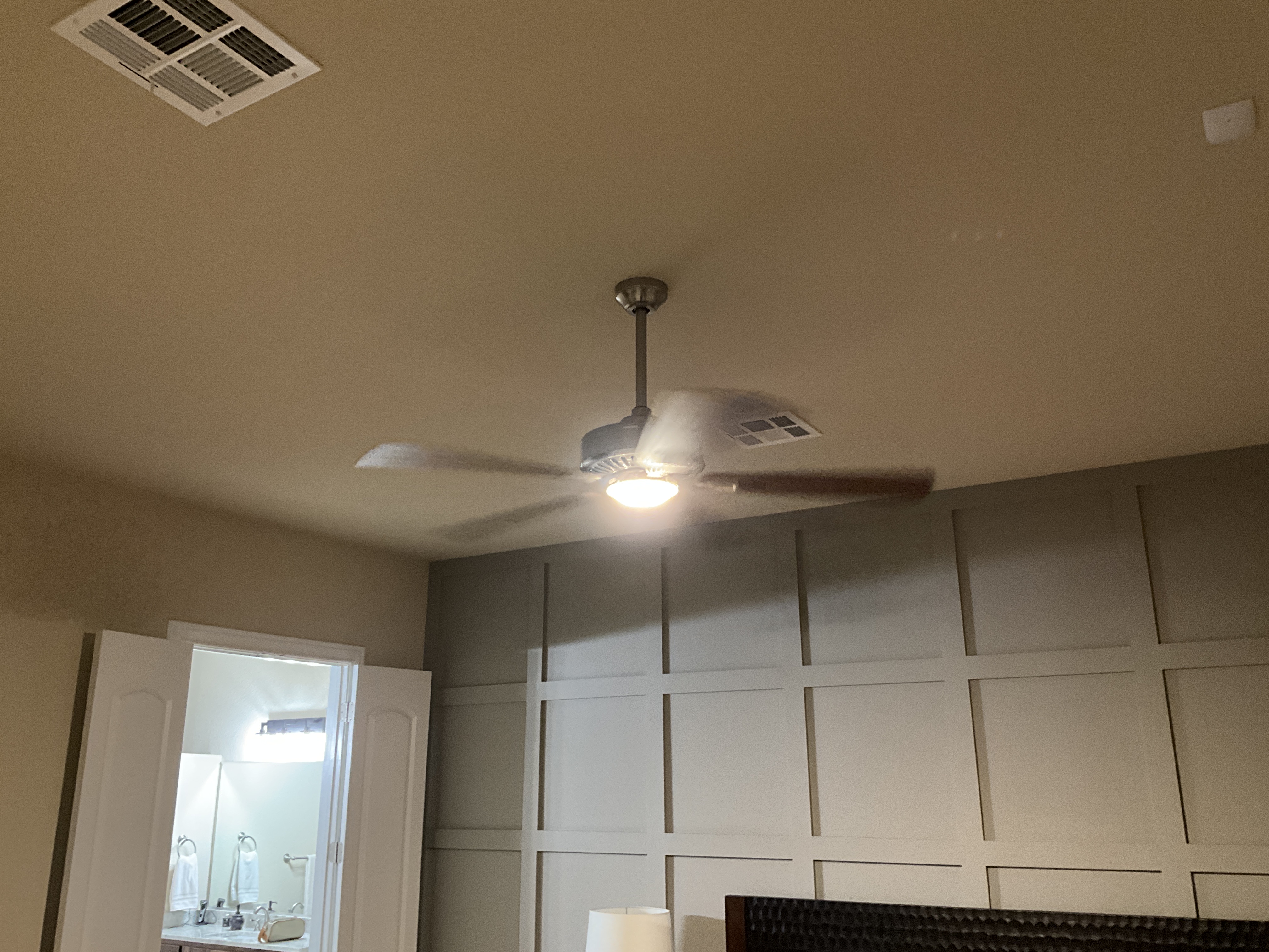 Add or remove ceiling fans